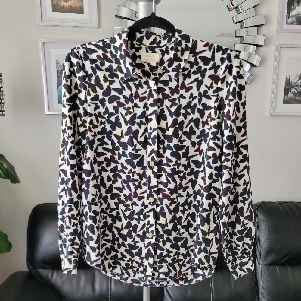 💝 Kate Spade Long Sleeves Button Down Blouse 💝